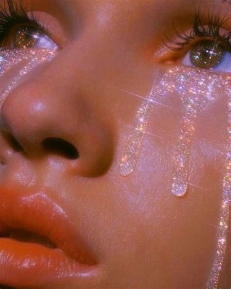 Tears Of Glitter Pink Tumblr Aesthetic Glitter Photography Pastel