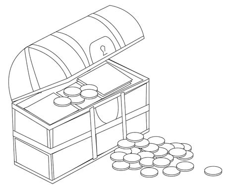 Print Treasure Chest Coloring Page Free Printable Coloring Pages For Kids