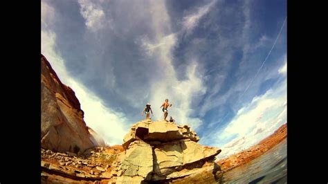 Cliff Jumping Lake Powell 2014 Movie Youtube