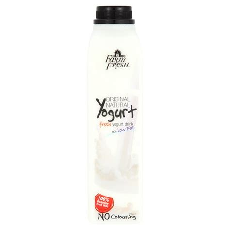Doogh is a refreshing fizzy yogurt drink flavored with mint. Farm Fresh Original Natural Yogurt 700ml - Tesco Groceries