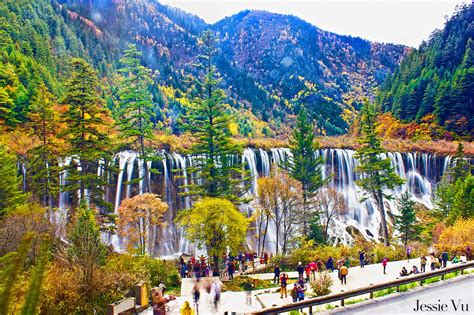 Amazing Waterfalls Jiuzhaigou Waterfall Amazing Dolores Park