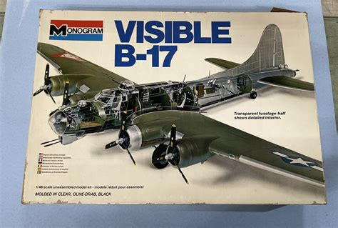 Monogram Visible B 17 Model Kit 148 Scale 5620 1979 Edition Ebay