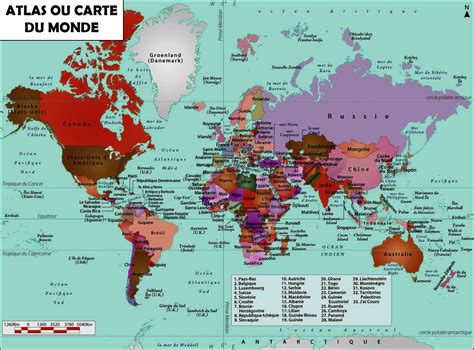 Grande Carte Du Monde 
