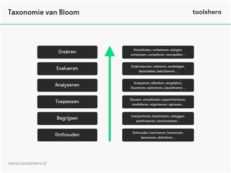 Blooms Taxonomie Uitleg Werkwoorden En Lesvoorbeelden 2023