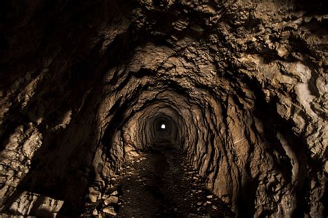 Light At The End Stock Photo Download Image Now Tunnel Cave