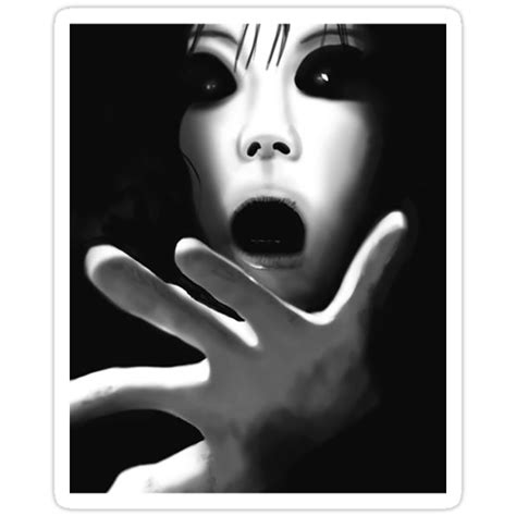 The Grudge Stickers By Michael Lindin Redbubble
