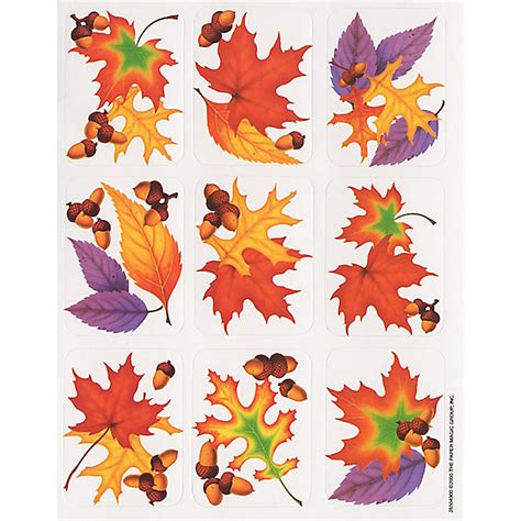 Fall Leaves Stickers Lifeway