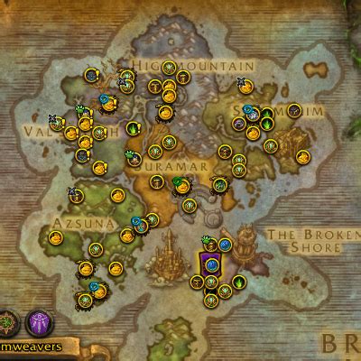 I tried the tortollan seekers faction guide and it just told me to do world quests. Broken Shore Rare Elites Map - World Map Atlas