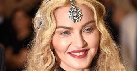 2016 Met Gala Madonna Lets It All Hang Loose In Revealing Givenchy Gown Huffpost Style