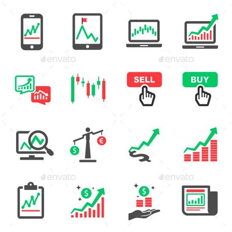 50% off on all our software, stock icons and bundles. Stock Market Investment Online Vector Icon Set | Stock ...
