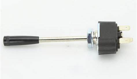 Indicator Toggle Switch (On-Off-On) Black