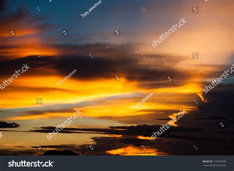 Sunset Sunrise Clouds Light Rays Other Stock Photo 715005928 Shutterstock