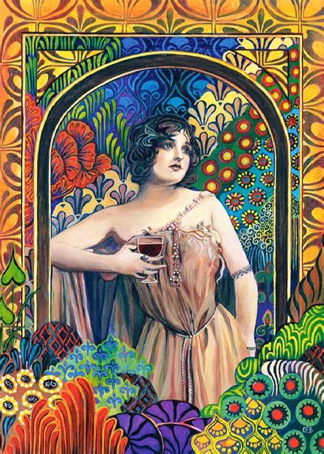 Balivet Emily 11x14 Print Poster Prints Art Nouveau Art Deco Walla