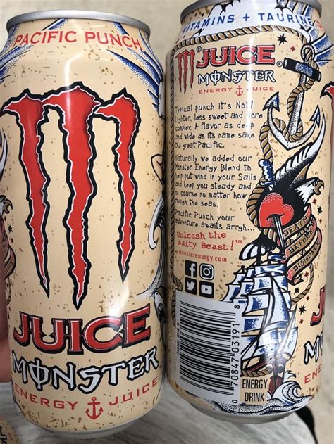 New Monster Pacific Punch Renergydrinks