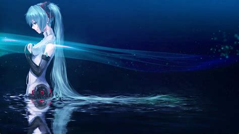 Hatsune Miku 5 Ps3 Wave Animated Wallpaper Dreamscene Hd Ddl