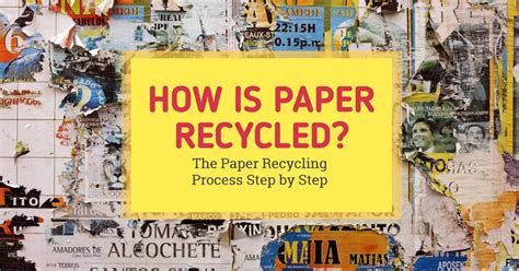 How Is Paper Recycled The Paper Recycling Process Step By Step Tj