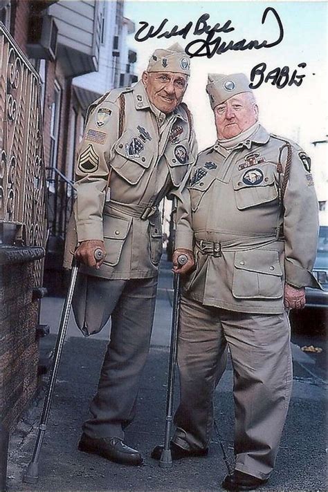 Bill Guarnere And Babe Heffron First Met As Members Of Easy Company Even Though They D Grown Up