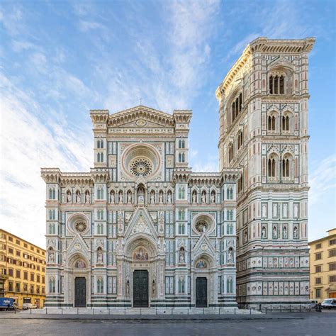 Facade Of Florence Cathedral Duomo Di Firenze Florence Firenze