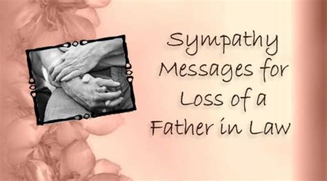 Condolences Message For Loss Of Father