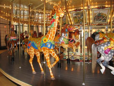 A Restored Old Carousel Stock Photo Image Of Animal Action 8065566