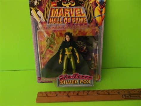 Marvel Hall Of Fame She Force Silver Fox 5in Figure W Gun Toy Biz