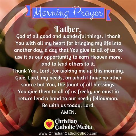 Morning Prayer Catholic Wednesday 9 4 2019 Christian Catholic Media