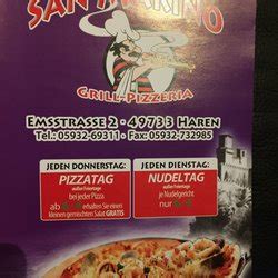 Acquista il biglietto della funivia di san marino direttamente con la tua smac card! San Marino Pizza Service aus Haren Speisekarte