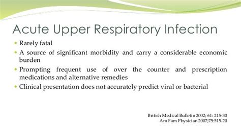 Upper Respiratory Infection With Fever Human Body Anatomy