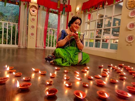 Aparajita Auddy Diwali Celebrations Photos Actress shared awareness ...