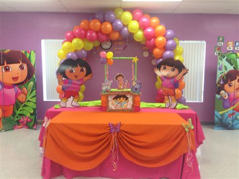 Dora The Explorer Decorations Explorer Birthday Party Pool Birthday