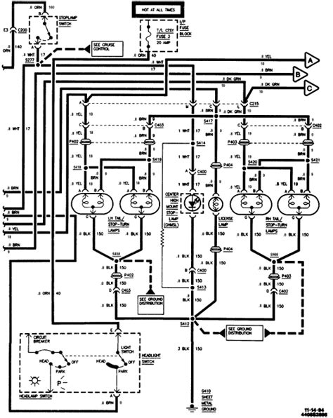 Diagram 1992 S10 Lighting Wiring Diagram Mydiagramonline