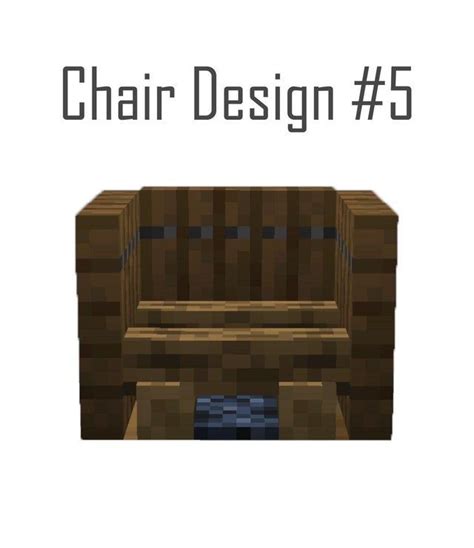 chair design 5 detailcraft minecraft designs minecraft blueprints minecraft crafts