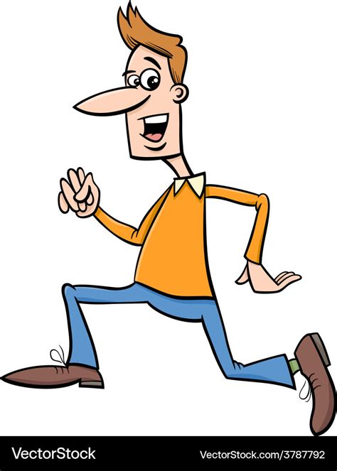 Running Man Cartoon
