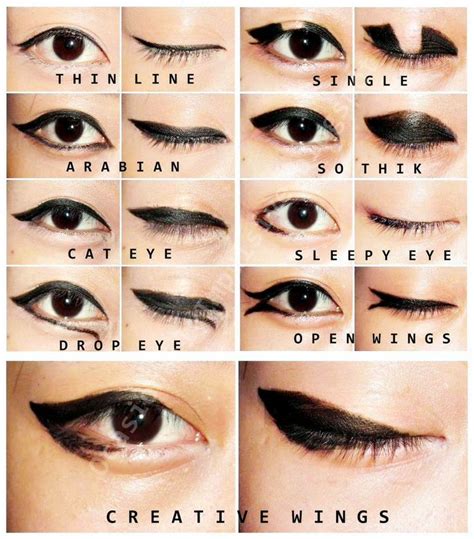 Different Ways To Do Eyeliner Makyaj Fikirleri Makyaj