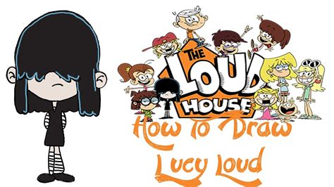 How To Draw Lucy Loud The Loud House Youtube