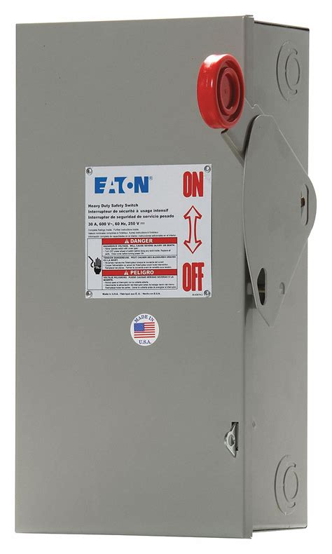 Eaton Safety Switch Nonfusible Heavy 600v Ac250v Dc Voltage 3