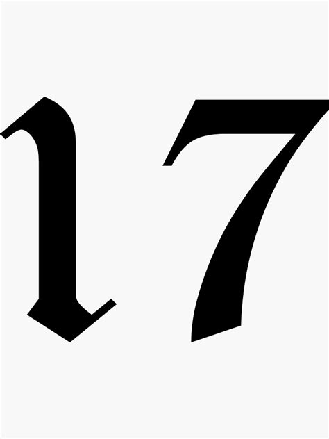 Gothic 17 Sticker For Sale By Teutondesigns Redbubble