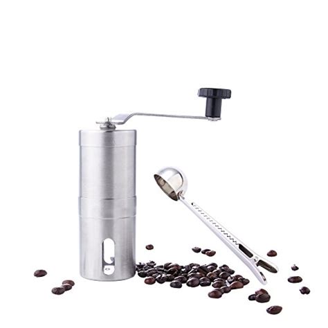 Gwcleo Premium Manual Coffee Grinder Stainless Steel Body Adjustable