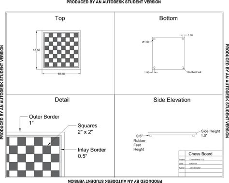 Making A Chess Board John Shrader Com