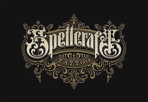 Showcase Of Vintage Logo Designs With An Ornate Victorian Style Vintage