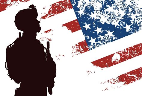 Pinterest Memorial Day Pictures Soldier Silhouette American Flag
