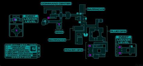 Deck 4 Operations Sector D System Shock 2 System Map
