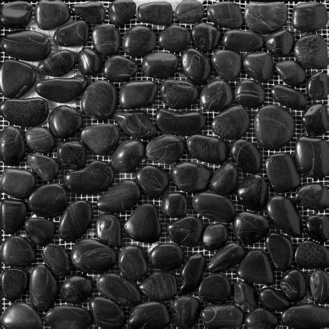 Image Result For Home Interior Black Pebble Wall Pebble Tile Emser