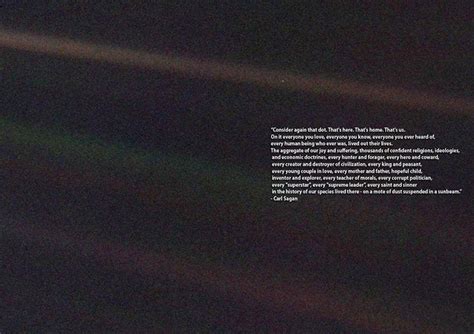 Carl Sagan Pale Blue Dot Quote Print Poster Etsy In 2020 Pale Blue