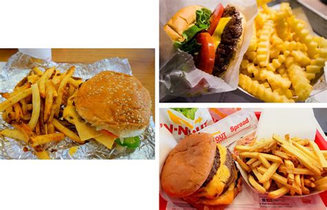 in n out vs five guys vs shake shack america s best fast food burger cest la vibe