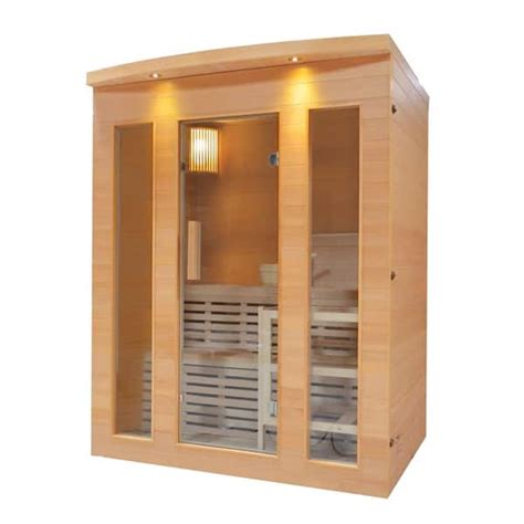 Aleko Canadian Hemlock Indoor Wetdry 5 Person Electric Sauna With