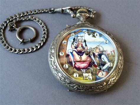 Erotica Pocket Watch With Erotic Display On Dial 20th Catawiki