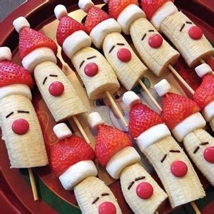 So, think about cute santa themed recipes or christmas trees shaped food or santa cheeseballs or snowman cheeseballs. The 35 Best Healthy Christmas Treats for Kids - Bren Did