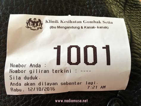 Kenapa kita perlu fokus ke sana? Pertama Kali Check Up di Klinik Kesihatan Ibu dan Anak ...