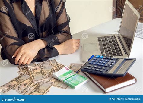 Accountant With A Lot Of Money Stock Image Image Of Accounting Save